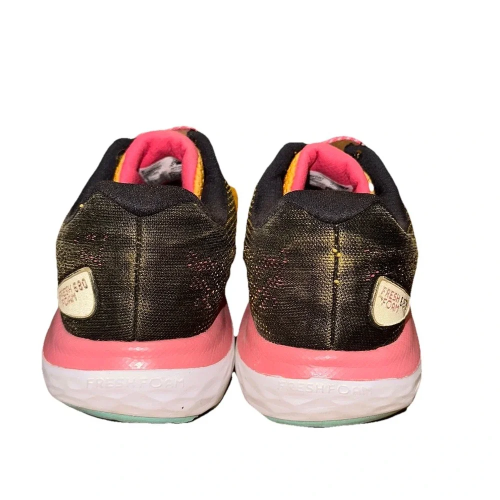 New Balance 680v7 Fresh Foam W680YW7 Low Orange Pink Running Shoes‎ Women's 6